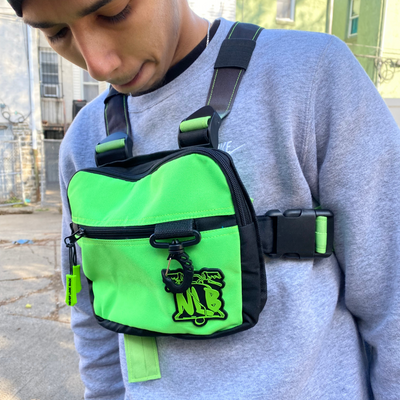All Green Chest Bag
