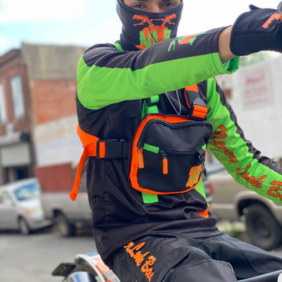 Orange/Green Mx Jersey